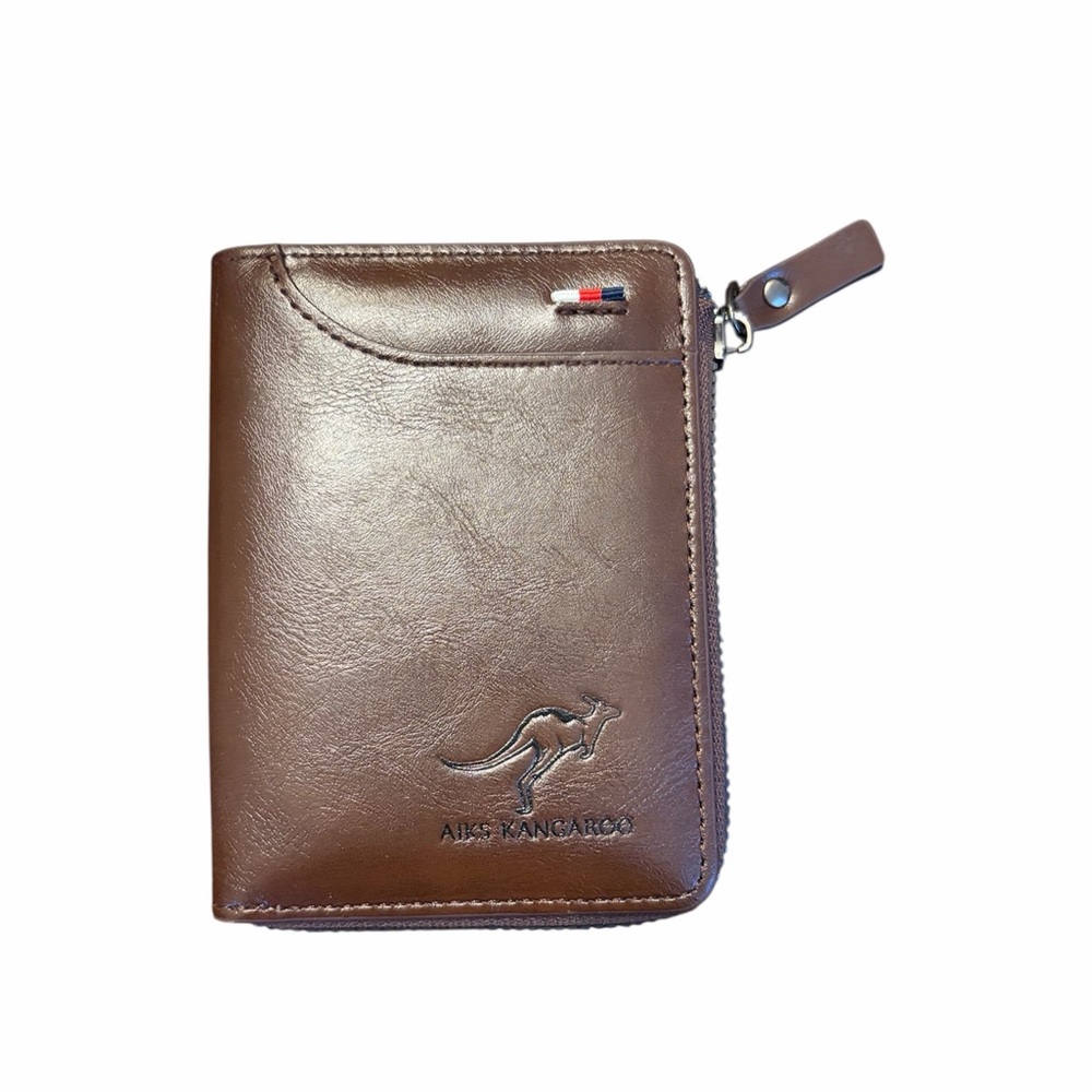 Mens RFID Blocking Leather Wallet Credit Card ID Holder NWOT